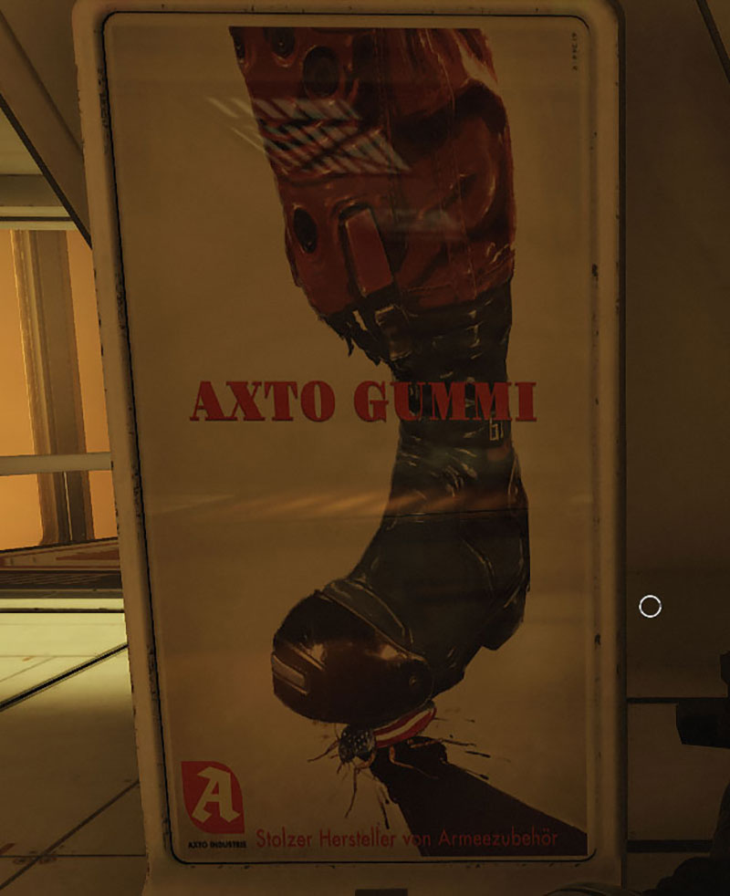Not every poster in the game is propaganda. This is